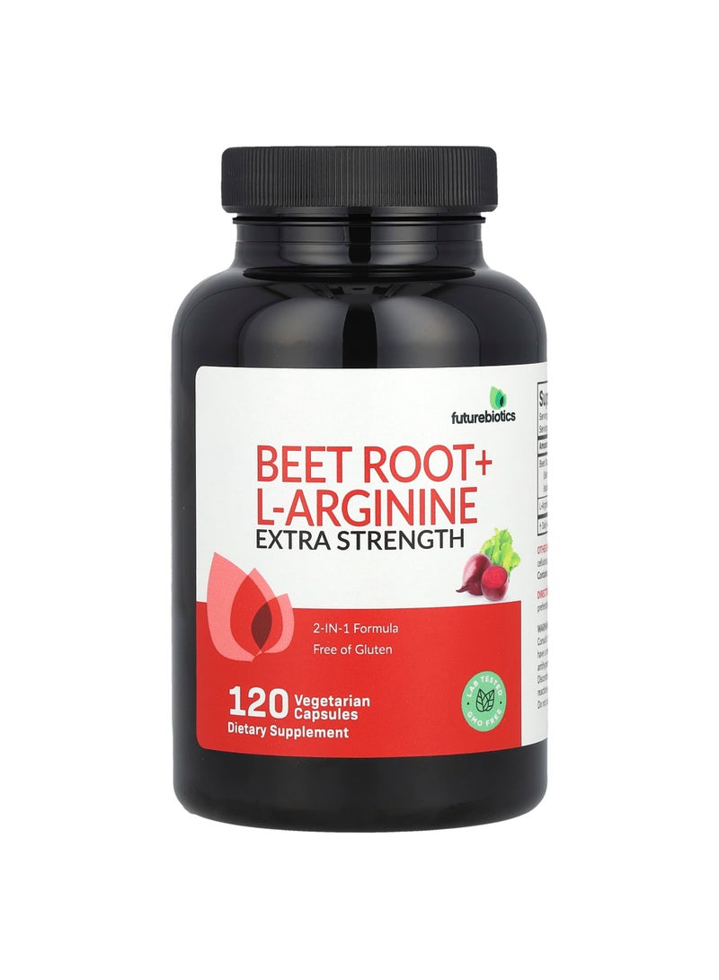 Beet Root + L-Arginine, 120 Vegetarian Capsules